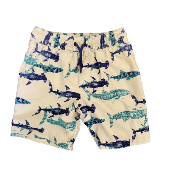 Cat & Jack Rashguard Long Sleeve Swim Set.‎ Sharks Jawsome Size 4T. - Picture 3 of 3